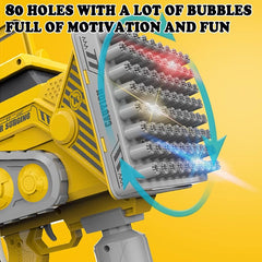 Engineering Vehicle Bubble Machine 80 Holes