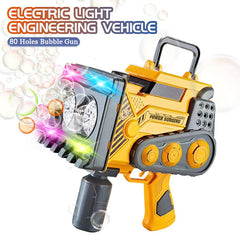 Engineering Vehicle Automatic Double Cylinder Bubble Machine