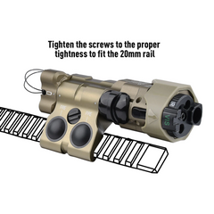 Tactics MAWL-C1 IR Red Laser IR Fill Light Blue Laser