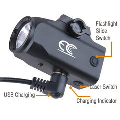 Magnetic Rechargeable 2 in 1 Flashlight