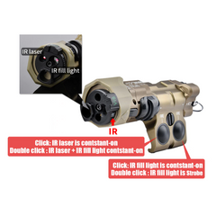 Tactics MAWL-C1 IR Red Laser IR Fill Light Red Laser