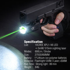 Magnetic Rechargeable 2 in 1 Flashlight