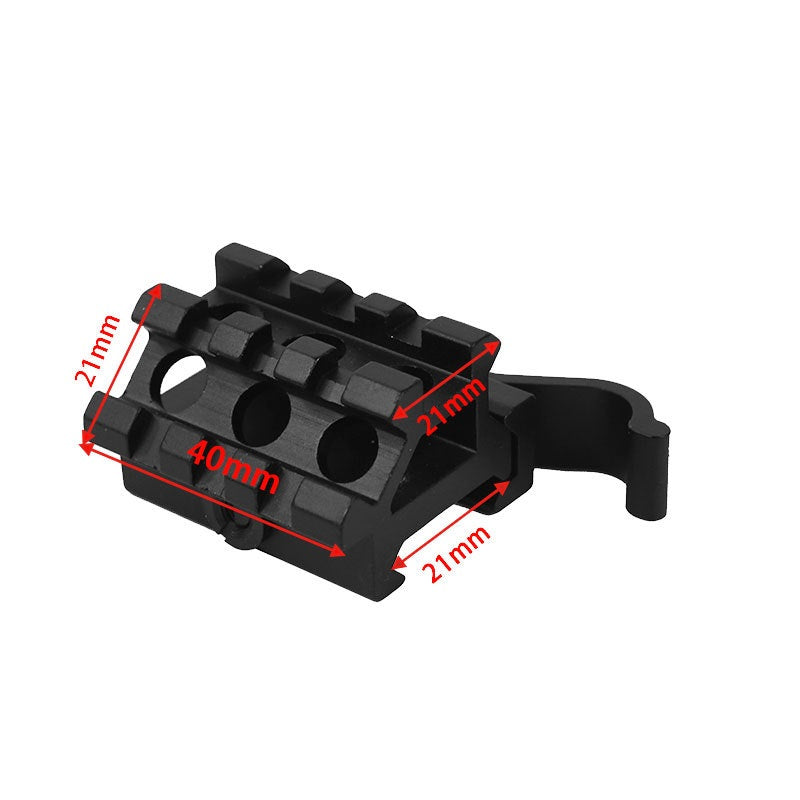 45 Degree Quick Release Double Guide Rail 20mm Base 40mm