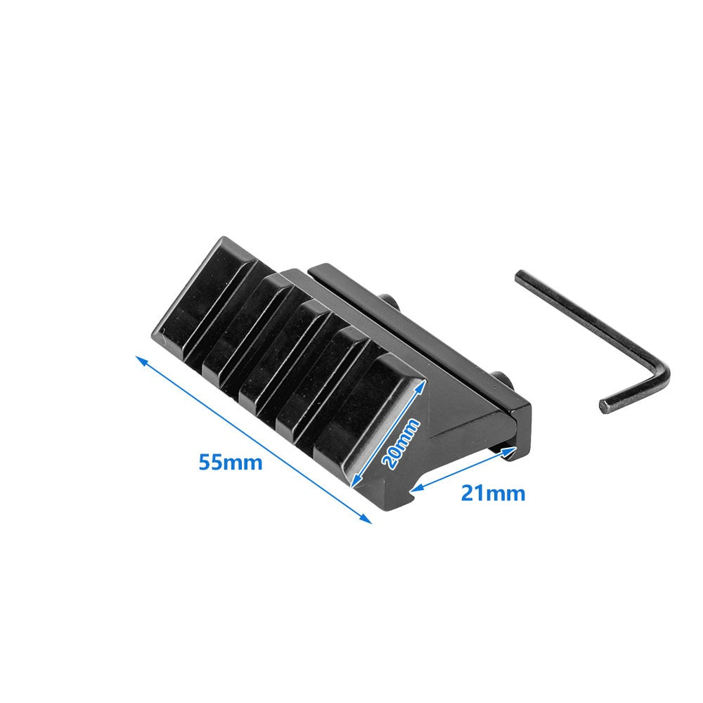 45 Degree Rail 20mm Base 55mm