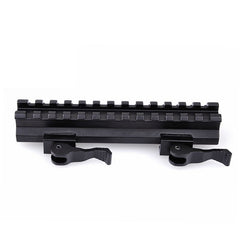 45 Degree Quick Release Double Guide Rail 20mm Base140mm