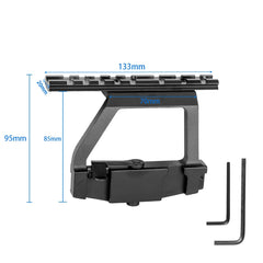 AK74U AK102 Side Rail Lock Scope MST Metal Bracket Mounting Base