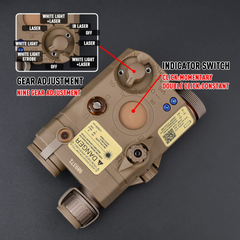 Tactics PEQ 15 EX619 IR Red Laser Green Laser